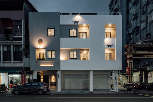 高雄 Sukina room No.2 貓宅陽台外部景觀。
(Source:小本室內裝修設計有限公司)