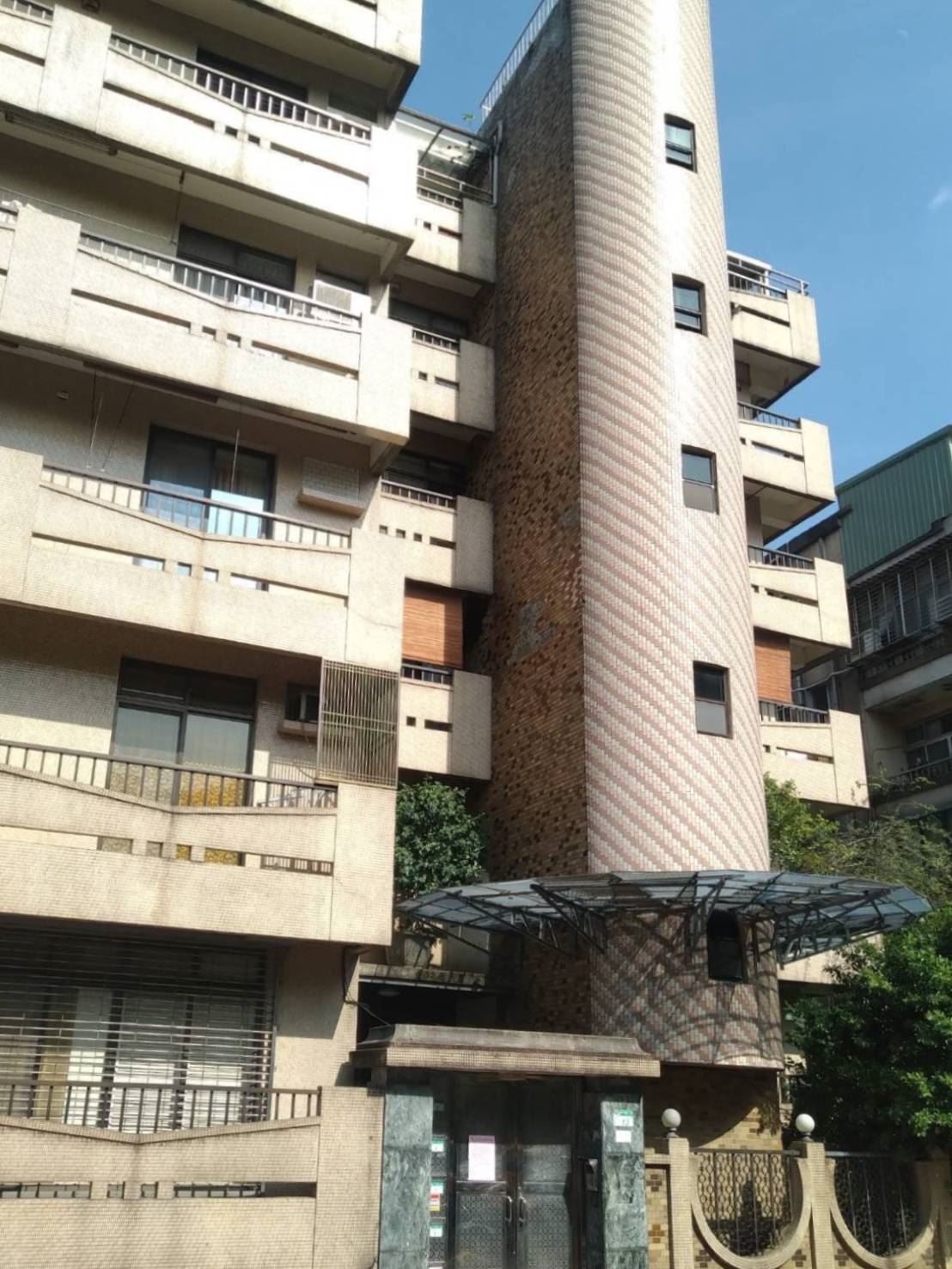 北小公寓進行都更安全整新前樣貌