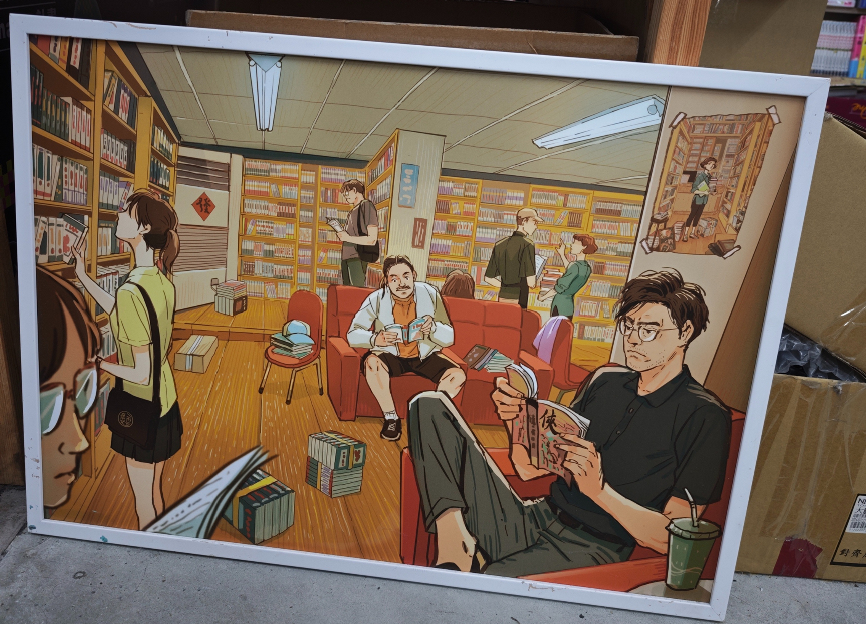 對話、情感與記憶在租書店裡自然流動,社區也在其中長出自己的樣子。(攝影/李婉婷)