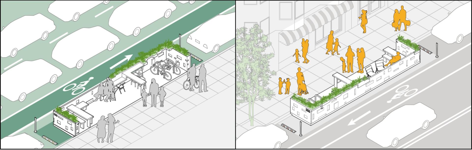 Park(ing) Day 的實驗經驗,最終被納入舊金山市政體系,成為「Pavement to Parks」計畫的重要起點。