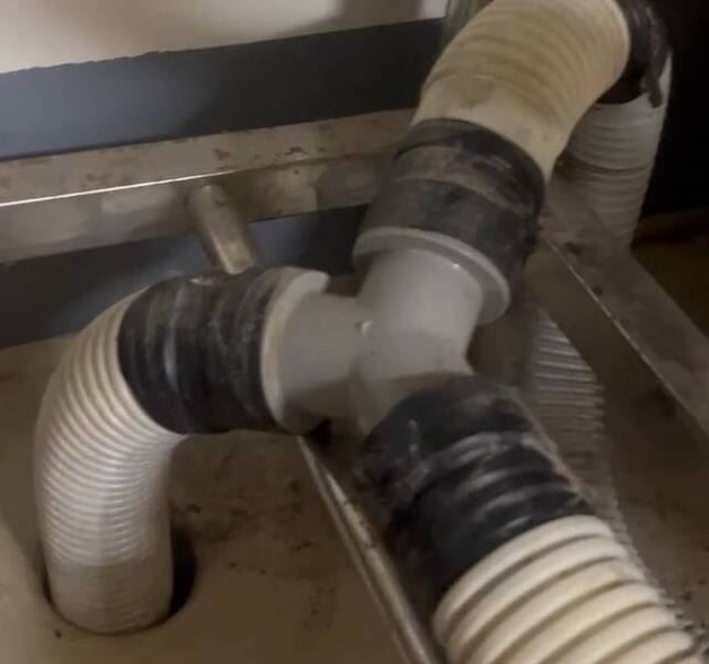 接好的水管就會如圖片所示(水電師傅 阿冷提供)