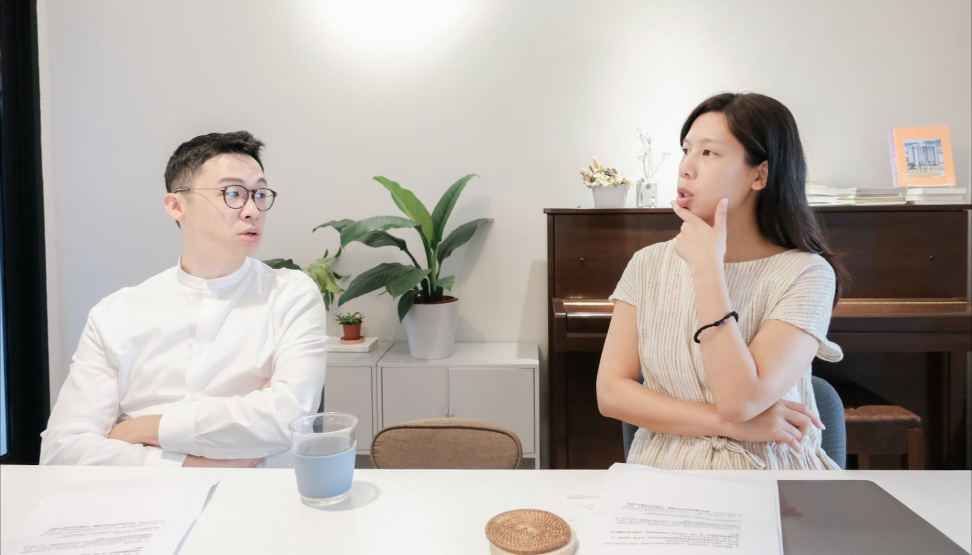 （玖樓共同創辦人潘信榮和總經理張珮綺｜Photo Credit: 游家權）