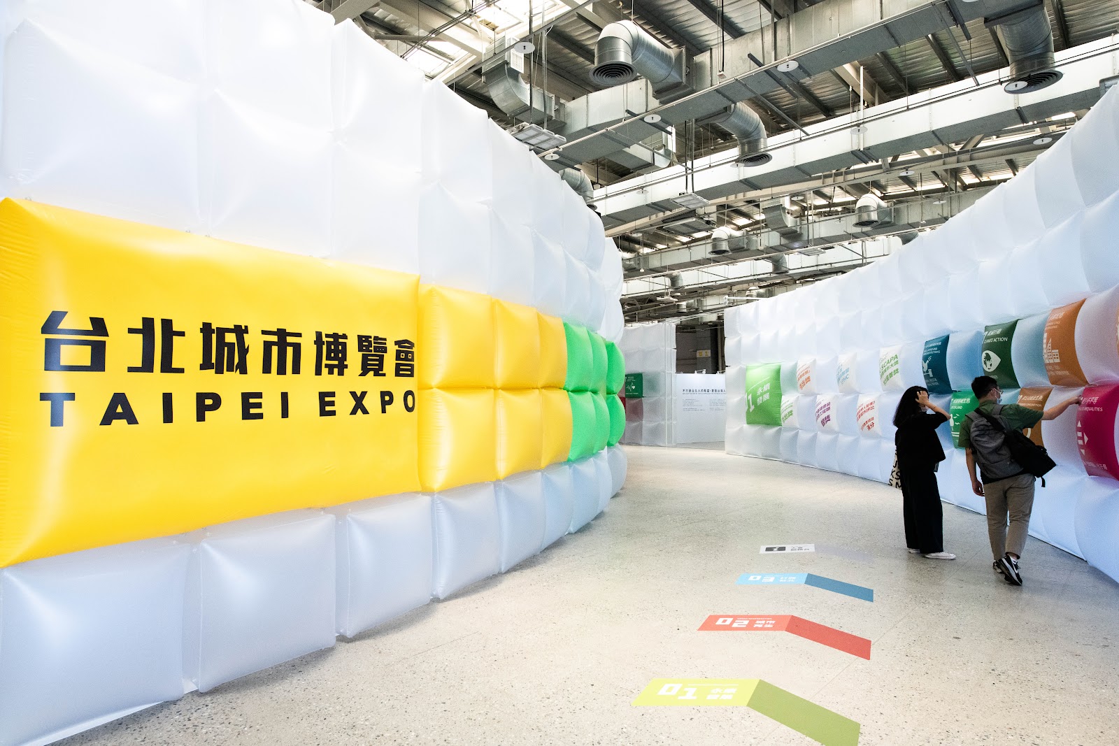 2022臺北城市博覽會入口一景(source:劉耘桑拍攝)