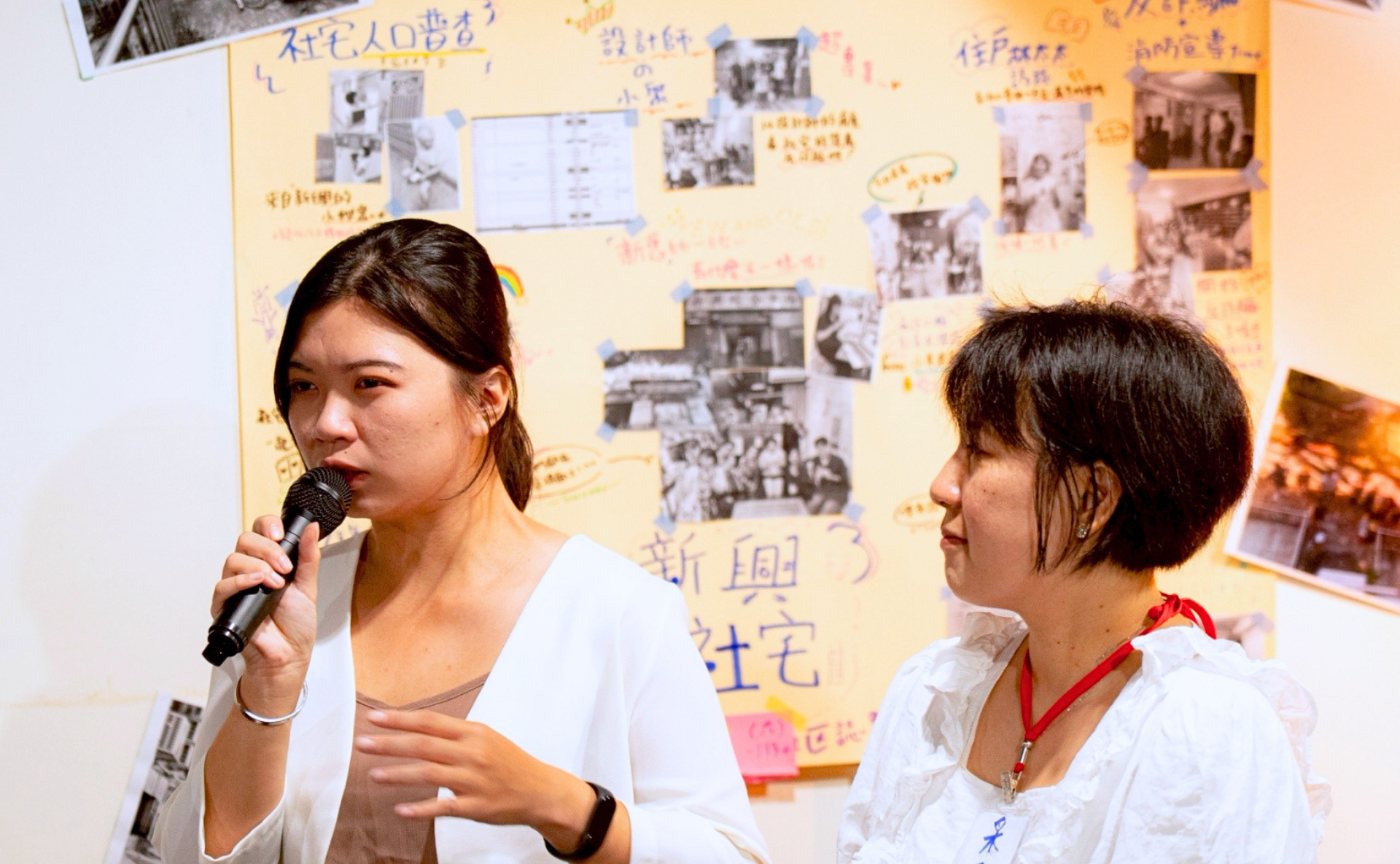如意(圖左)跟采采(圖右)透過行動持續在新興社宅深耕。