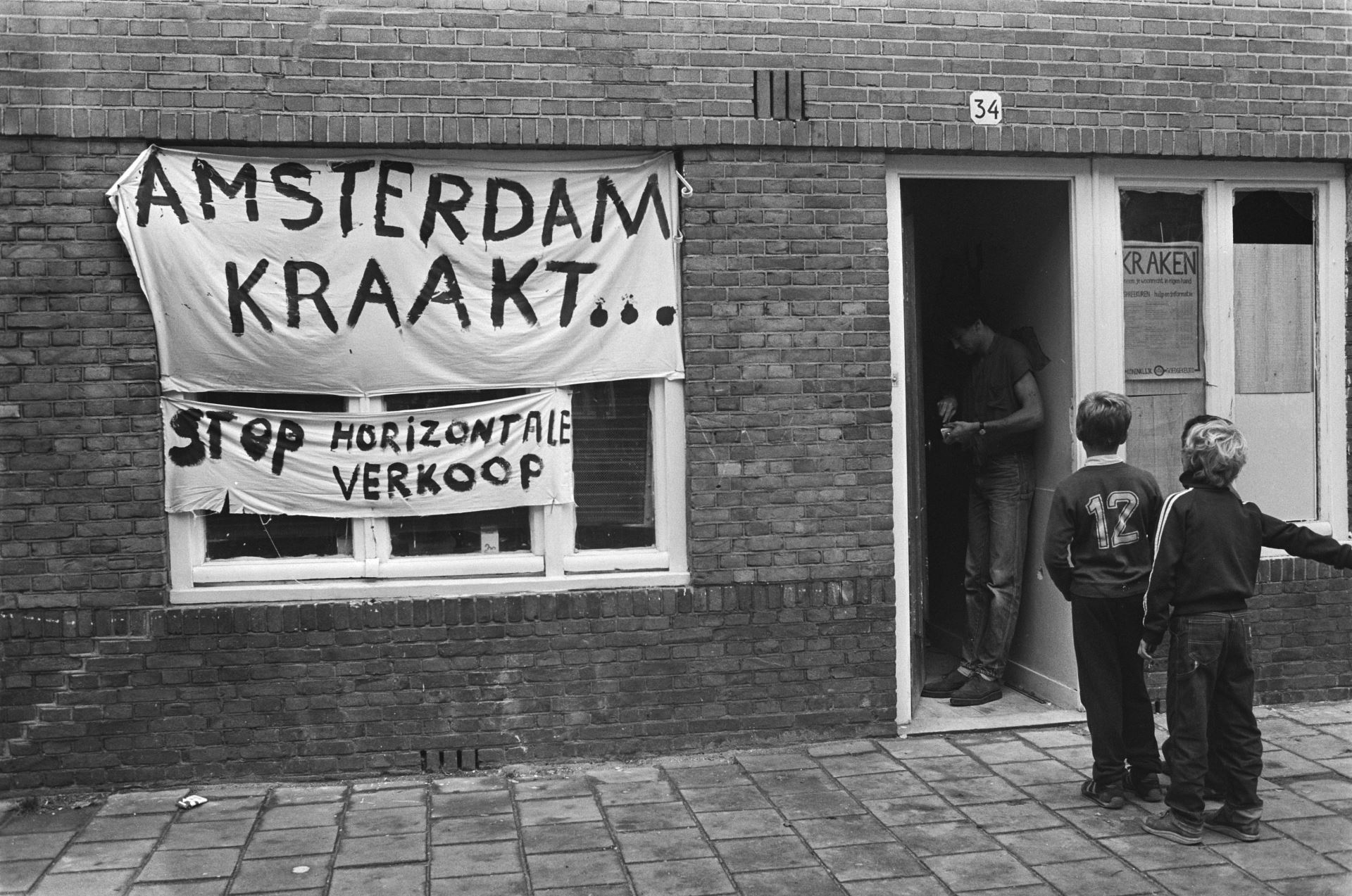 (Squatted house in Amsterdam, 1980)