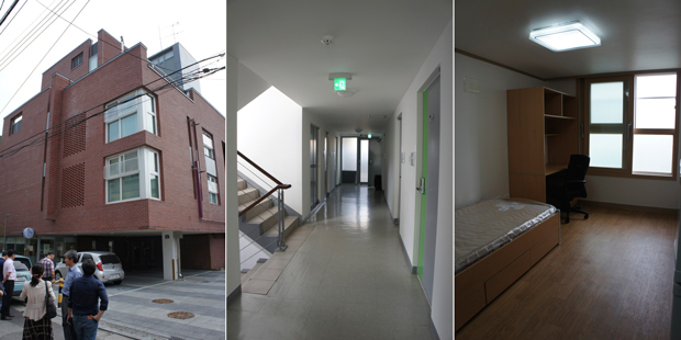 (內筏山洞宿舍外觀及室內)
