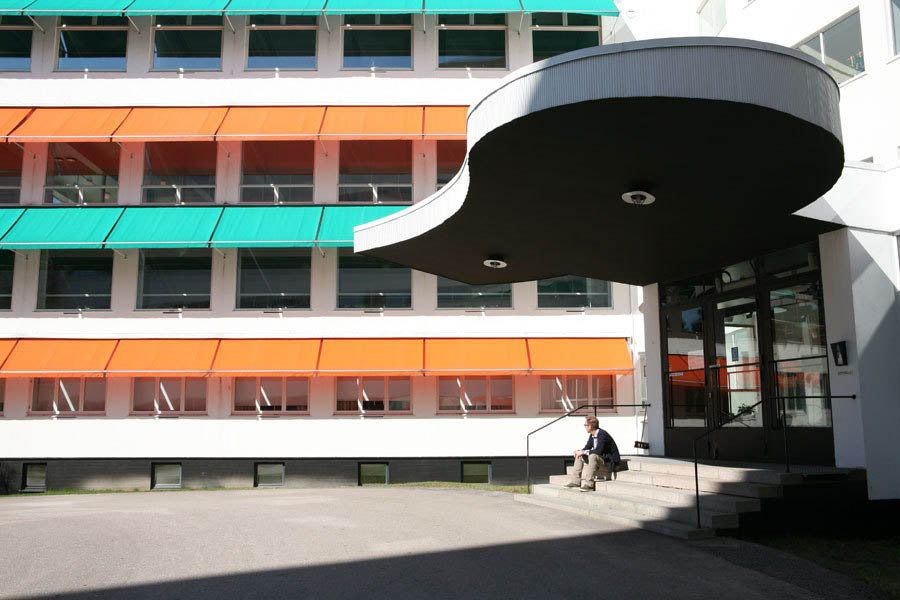 （Paimio Sanatorium 入口 / Alvar Aalto Museum）