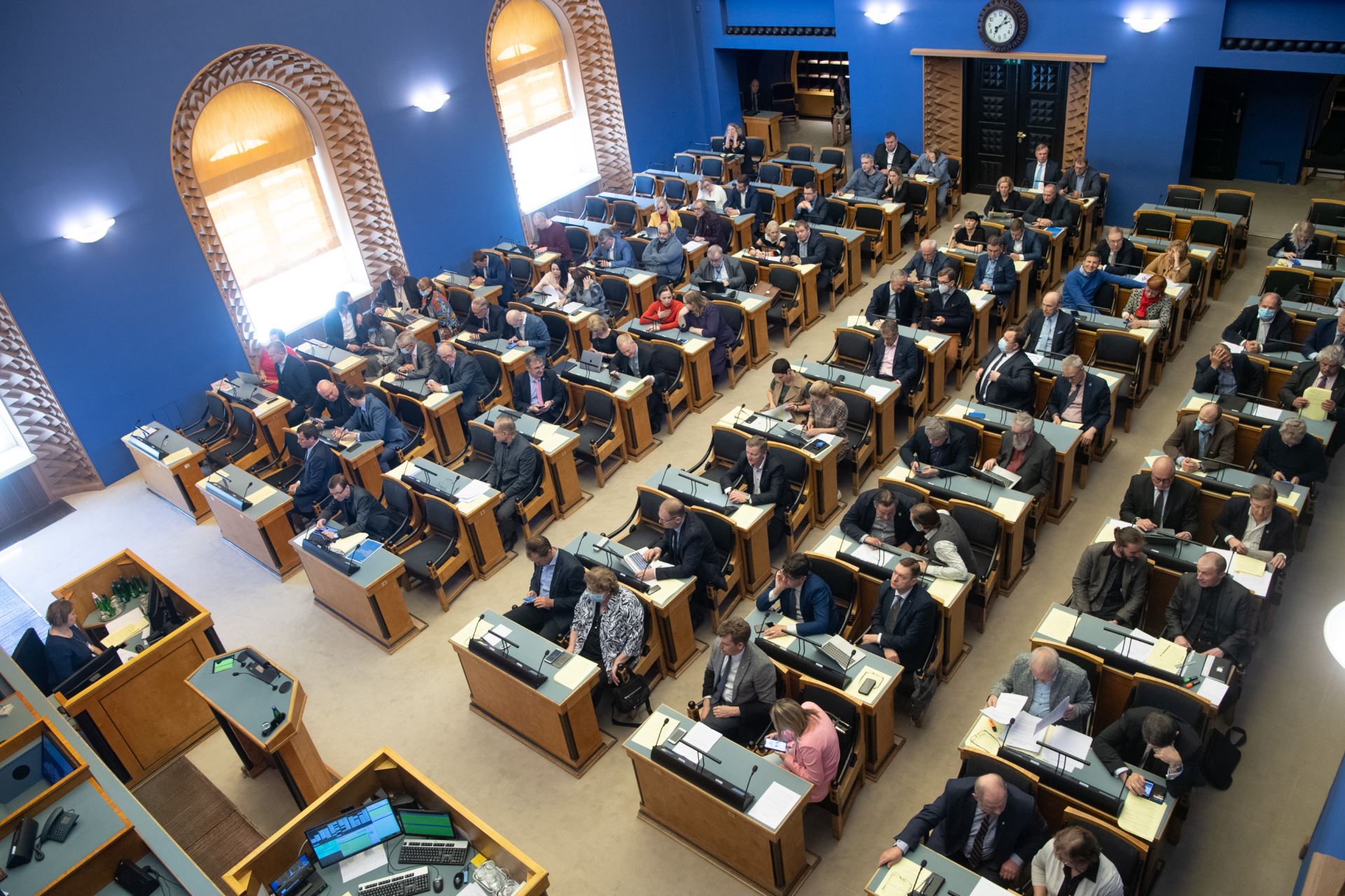 （愛沙尼亞議會 The Session Hall of the Riigikogu）