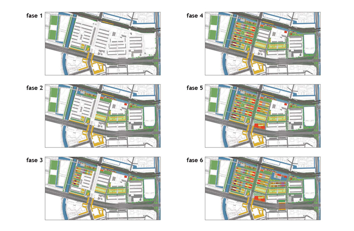 (位於西方花園城市(West Garden City)的 Kolekitbuurt 區由在地的三個法人(Rochdale;Stadgenoot;Eigenihaard)進行調查和共同推動都市更新。透過分期分區模式,將原先全區佔 95%的社會住宅改為 60%社會住宅、20%市場租金出租、20%出售的混和社區。)(註5)