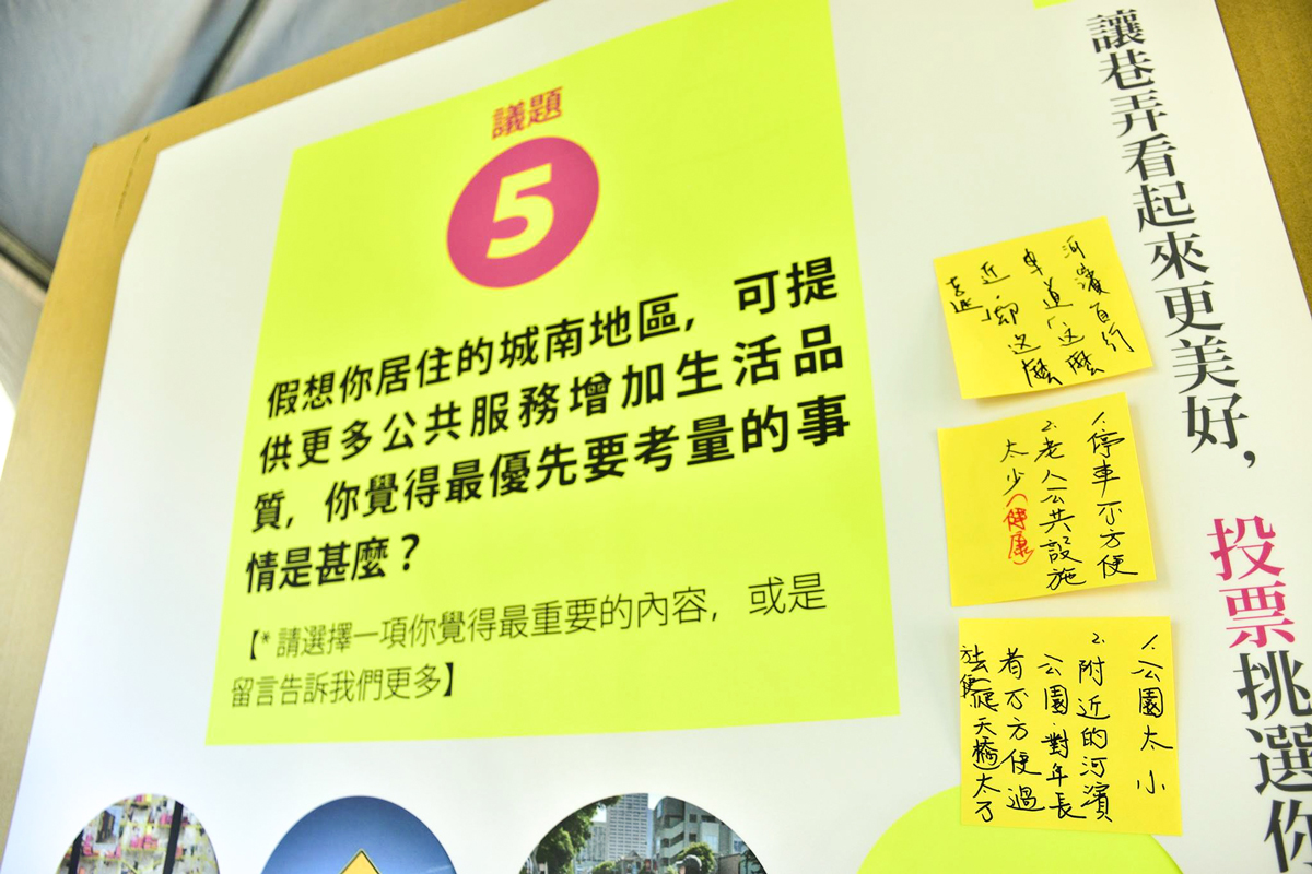 （居民對於城南公共議題有感，只是還在學習如何表達）